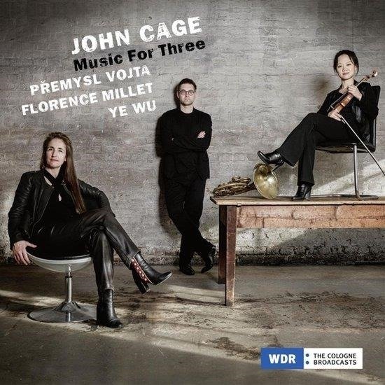 John Cage, Music For Three - Premysl Vojta & Florence Millet & Ye Wu - Musikk - AVI - 4260085535323 - 26. januar 2024