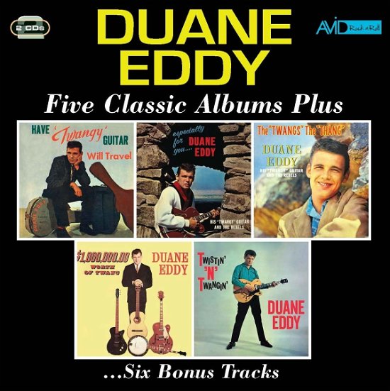 Five Classic Albums Plus - Duane Eddy - Musikk - AVID ROCK N ROLL - 5022810730323 - 22. mai 2020