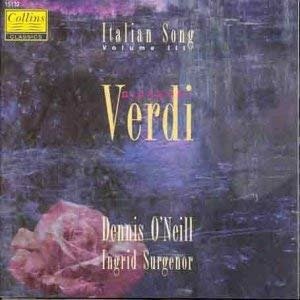 Cover for Giuseppe Verdi  · Italian Songs Vol.3 (CD)
