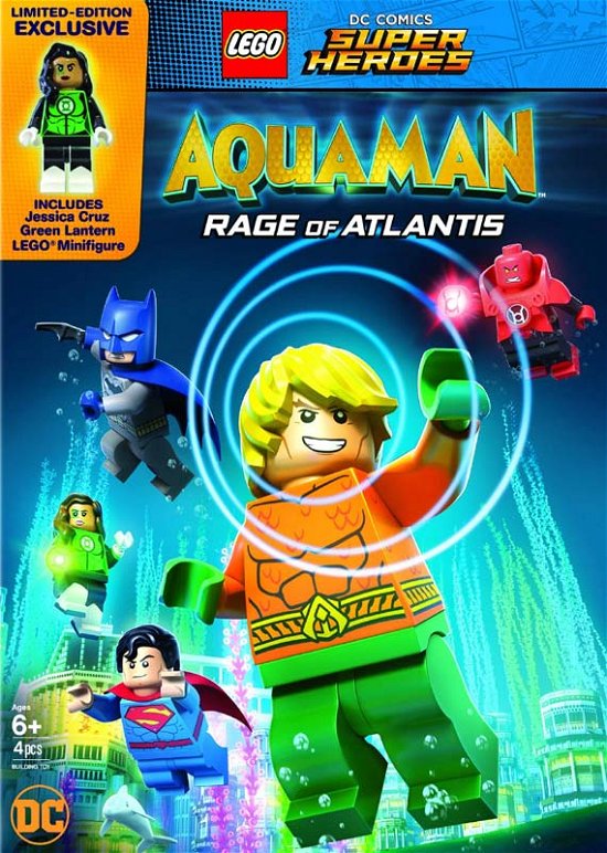 Cover for Lego Aquaman · Lego DC (Original Movie) Aquaman - Rage Of Atlantis With Mini Figure (DVD) (2018)