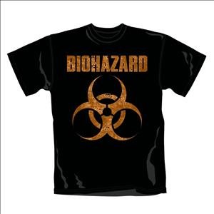 Cover for Biohazard · Logo Black (T-shirt) [size M] (2010)