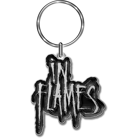 In Flames Keychain: Logo (Enamel In-Fill) - In Flames - Merchandise -  - 5056365701323 - 