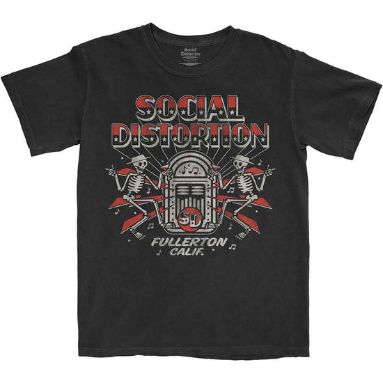 Cover for Social Distortion · Social Distortion Unisex T-Shirt: Jukebox Skelly (T-shirt) [size M] [Black - Unisex edition]