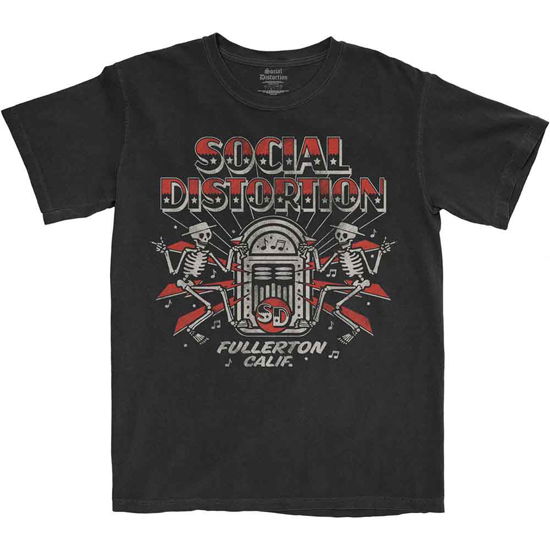 Cover for Social Distortion · Social Distortion Unisex T-Shirt: Jukebox Skelly (T-shirt) [size M] [Black - Unisex edition]