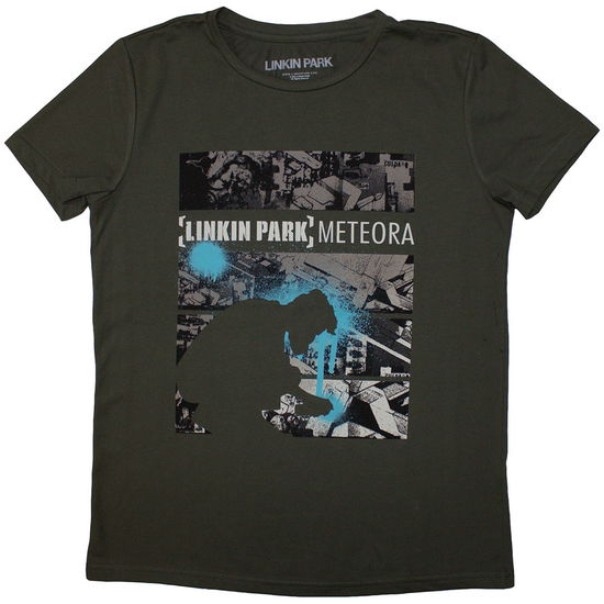 Linkin Park Ladies T-Shirt: Meteora Drip Collage - Linkin Park - Produtos -  - 5056737278323 - 