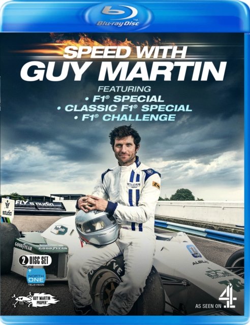Cover for Guy Martin Formula 1 Specials BD · Guy Martin - The Formula 1 Specials (Blu-ray) (2018)