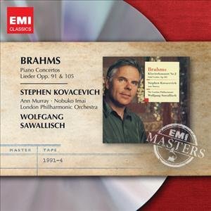 Cover for Stephen Kovacevich · Brahms: Piano Concertos (CD) [Remastered edition] (2011)
