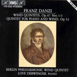 Cover for Danzi / Derwinger / Philharmonic Wind Quintet · Wind Quintets in G Op67 (CD) (1994)