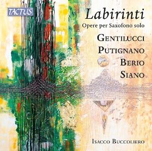 Cover for Isacco Buccoliero · Berio: “Labirinti” Works For Solo Sax (CD) (2025)