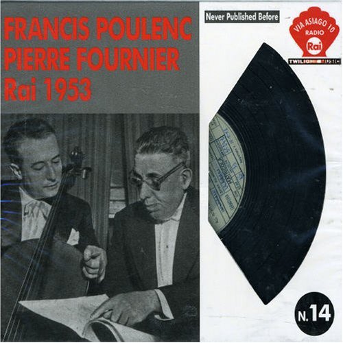 Cover for Poulenc / Fournier / Caracciolo / Alessandro Scarlatti D · Rai 1953 (CD) (2007)