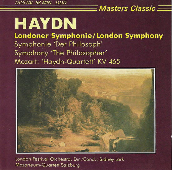 Cover for Haydn · Symphonies Nos 104 &amp; 22 (CD) (1995)