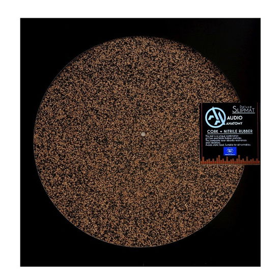 Slipmat - Cork Nitrile (Diameter 295 MM - Thickness 1,5 MM) - Audio Anatomy - Audio & HiFi - Audio Anatomy - 9003829971323 - 