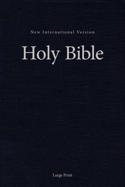 Cover for Zondervan · NIV, Pew and Worship Bible, Large Print, Hardcover, Blue (Inbunden Bok) (2017)