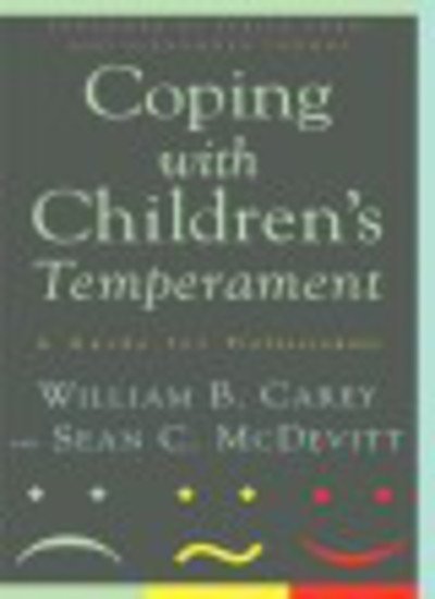 Cover for Sean C. McDevitt · Coping With Children's Temperament: A Guide For Professionals (Gebundenes Buch) (1995)