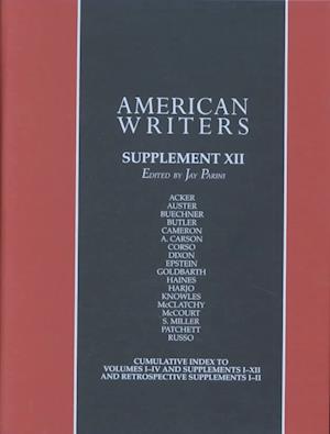 Cover for Jay Parini · American Writers: Supplement (American Writers Supplements) (Hardcover Book) (2002)