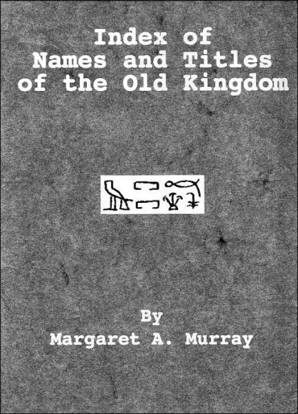 Cover for Murray · Index Of Names &amp; Titles Of The (Hardcover Book) (2005)