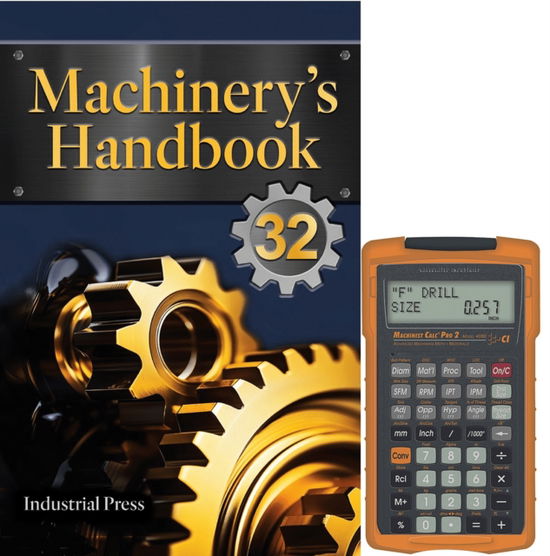 Cover for Erik Oberg · Machinery's Handbook &amp; Calc Pro 2 Combo: Large Print (Hardcover Book) [32nd Thirty-Second edition] (2024)