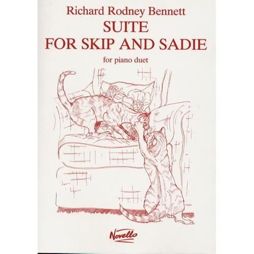 Cover for Richard Rodney Bennett · Suite for Skip and Sadie for Piano Duet (Book) (2004)