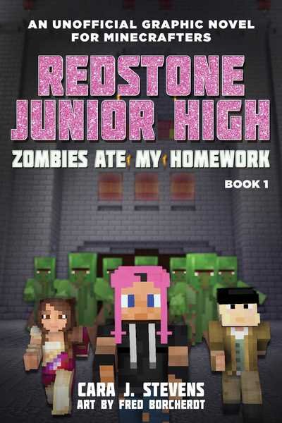 Cover for Cara J. Stevens · Zombies Ate My Homework : Redstone Junior High #1 (Paperback Bog) (2017)