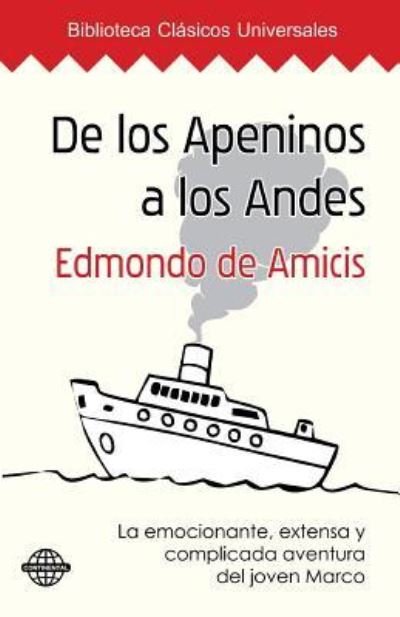 Cover for Edmondo De Amicis · De los Apeninos a los Andes (Paperback Bog) (2015)