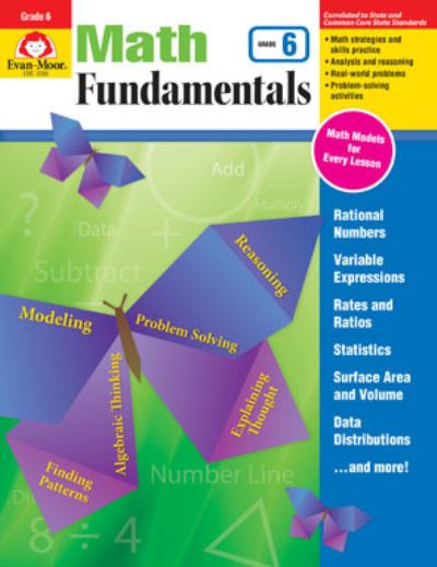 Cover for Evan-Moor Educational Publishers · Math Fundamentals, Grade 6 (Paperback Book) (2017)