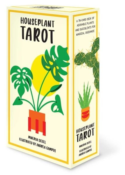 Cover for Minerva Siegel · Houseplant Tarot: A 78-Card Deck of Adorable Plants and Succulents for Magical Guidance (Lernkarteikarten) (2022)
