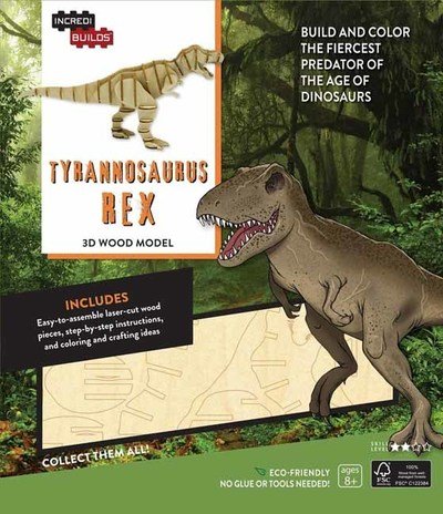 IncrediBuilds: Tyrannosaurus Rex 3D Wood Model - Incredibuilds - Insight Editions - Bøger - Insight Editions - 9781682980323 - 1. marts 2019