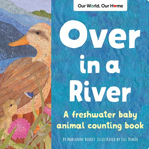 Over in a River: A freshwater baby animal counting book - Our World, Our Home - Marianne Berkes - Książki - Sourcebooks, Inc - 9781728242323 - 1 lutego 2022