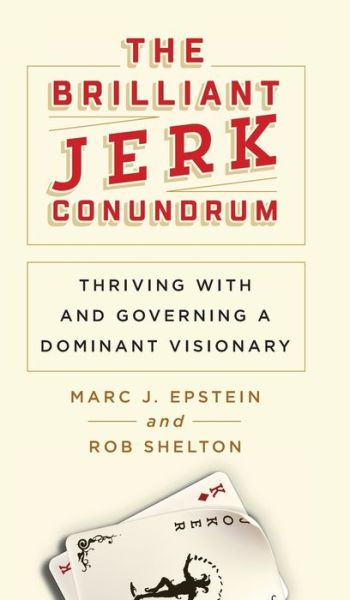 Cover for Marc J Epstein · The Brilliant Jerk Conundrum (Hardcover Book) (2019)