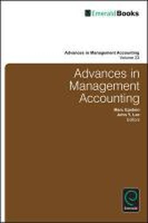 Cover for Marc J Epstein · Advances in Management Accounting - Advances in Management Accounting (Hardcover Book) (2014)