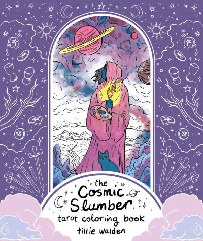 Cover for Lisa Sterle · The Cosmic Slumber Tarot Coloring Book (Taschenbuch) (2021)