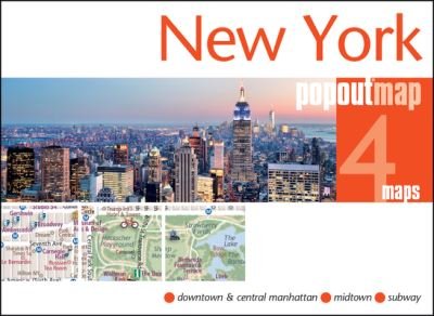 Cover for Popout Map · New York PopOut Map - PopOut Maps (Kartor) (2022)