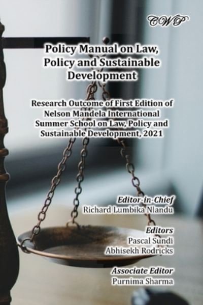 Cover for Richard Lumbika Nlandu · Policy Manual on Law, Policy and Sustainable Development (Book) (2023)