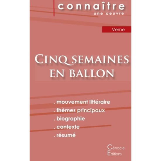 Cover for Jules Verne · Fiche de lecture Cinq semaines en ballon de Jules Verne (Analyse litteraire de reference et resume complet) (Pocketbok) (2022)