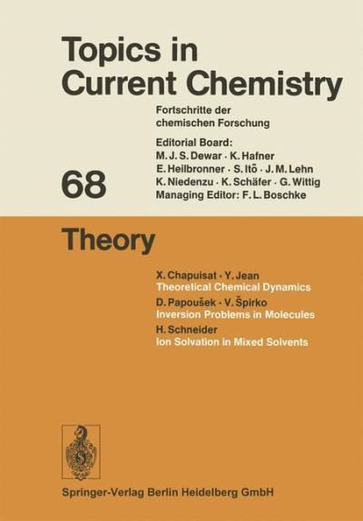 Cover for Kendall N. Houk · Theory - Topics in Current Chemistry (Hardcover Book) (1976)