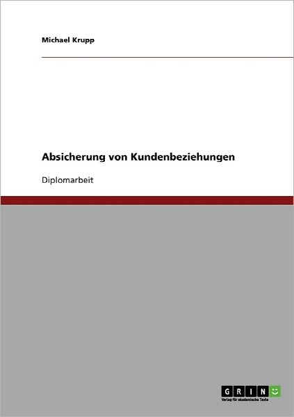 Cover for Krupp · Absicherung von Kundenbeziehungen (Book)