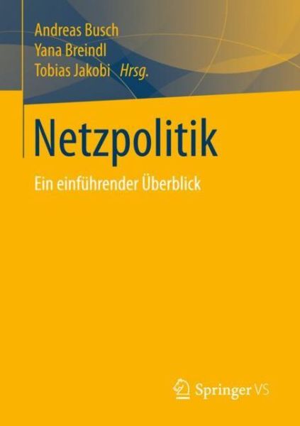 Cover for Netzpolitik (Bog) [1. Aufl. 2019 edition] (2018)