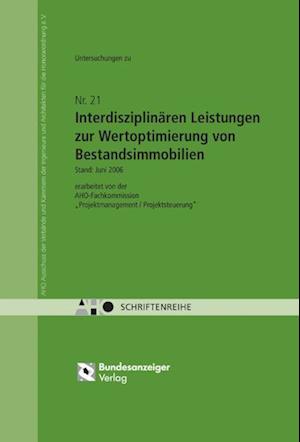 Cover for Reguvis Fachmedien GmbH · Interdisziplinäre Leistungen zur Wertoptimierung von Bestandsimmobilien (Hardcover Book) (2006)