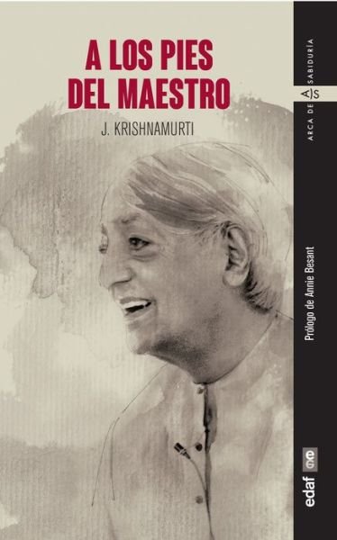 Cover for Jiddu Krishnamurti · A los pies del maestro (Paperback Book) (2022)