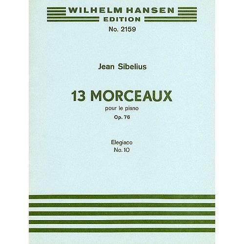 Cover for Jean Sibelius · Jean Sibelius: Elegiaco (13 Morceaux Op.76, No.10) (Partitur) (2015)