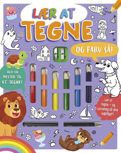 Lær at tegne - og farv så! (Zubehör) [1. Ausgabe] (2024)