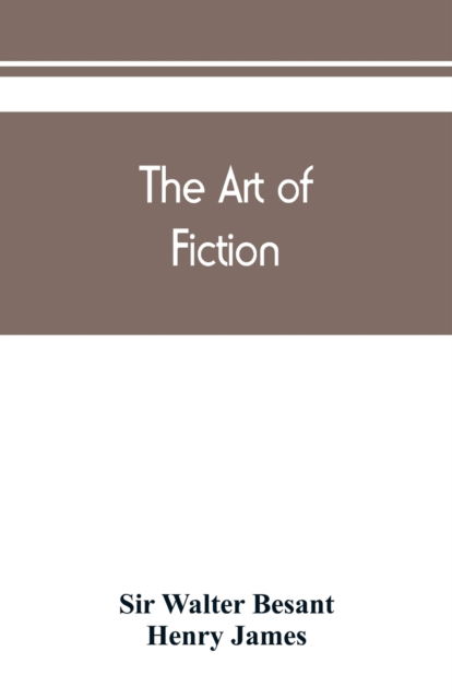 Cover for Sir Walter Besant · The art of fiction (Paperback Book) (2019)