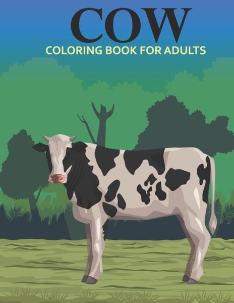 Cover for Nahid Book Shop · Cow coloring book for adults (Paperback Bog) (2020)