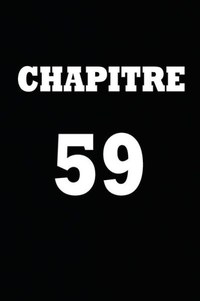 Cover for Chapitre Carnet · Chapitre 59 (Paperback Book) (2020)