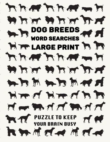 Cover for Dog Breeds Publishing · Dog Breeds Word Search Puzzle Book (Pocketbok) (2020)