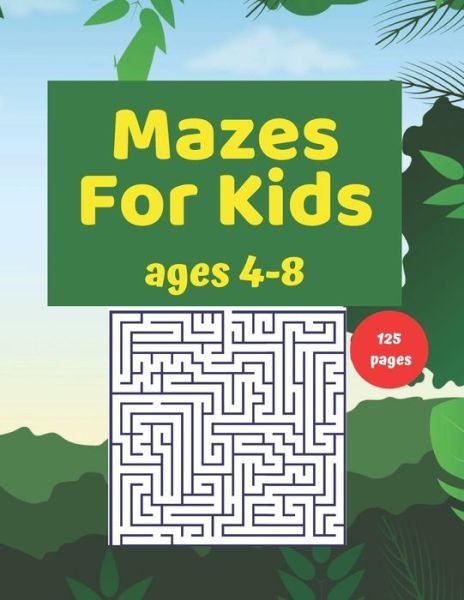 Cover for Coven Artistic · Mazes For Kids (Paperback Book) (2020)