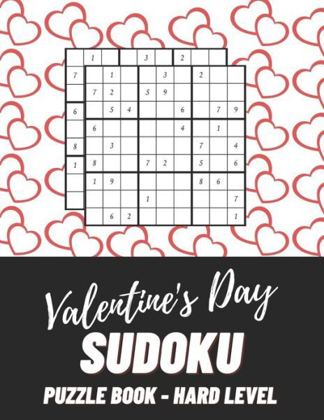Cover for Aymane Jml · Valentine's Day Sudoku Puzzles Book - Hard Level (Paperback Book) (2021)