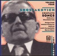 Complete Songs Vol.4 - D. Shostakovich - Música - DELOS - 0013491331324 - 22 de setembro de 2006