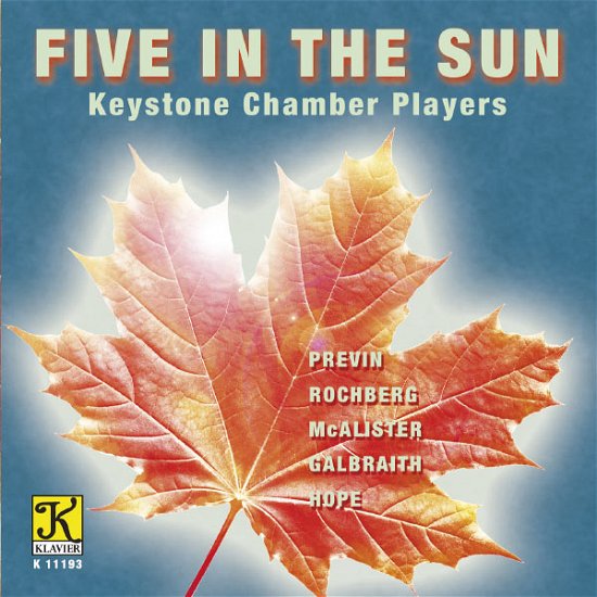 Cover for Previn / Keystone Chamber Players · Five in the Sun (CD) (2013)