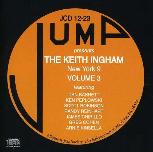 N.Y. 9 Vol. 3 - Keith Ingham - Musik - JUMP - 0038153122324 - 7 januari 2019